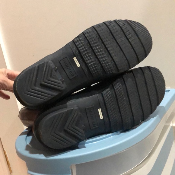 Navy Blue Hunter Boots - Picture 4 of 6